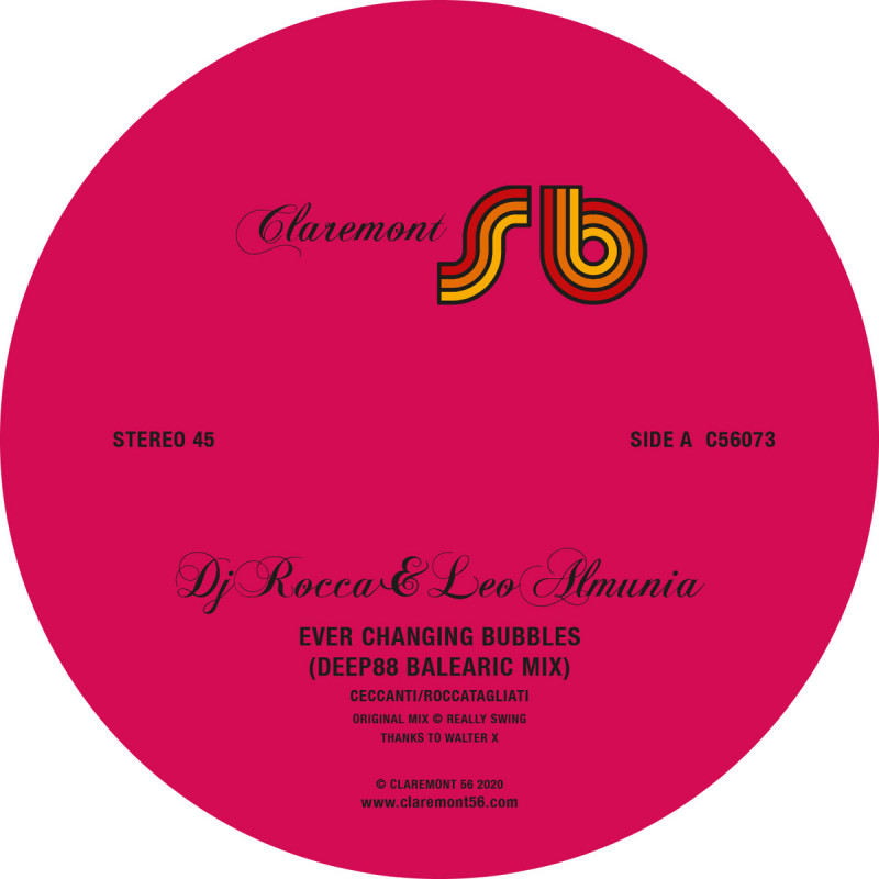 DJ Rocca & Almunia - Ever Changing Bubbles (Deep88 Balearic remix) [Claremont 56]