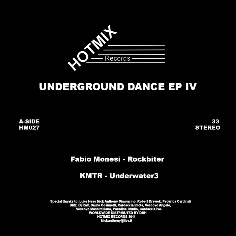 Underground Dance EP IV [HotMix Records]