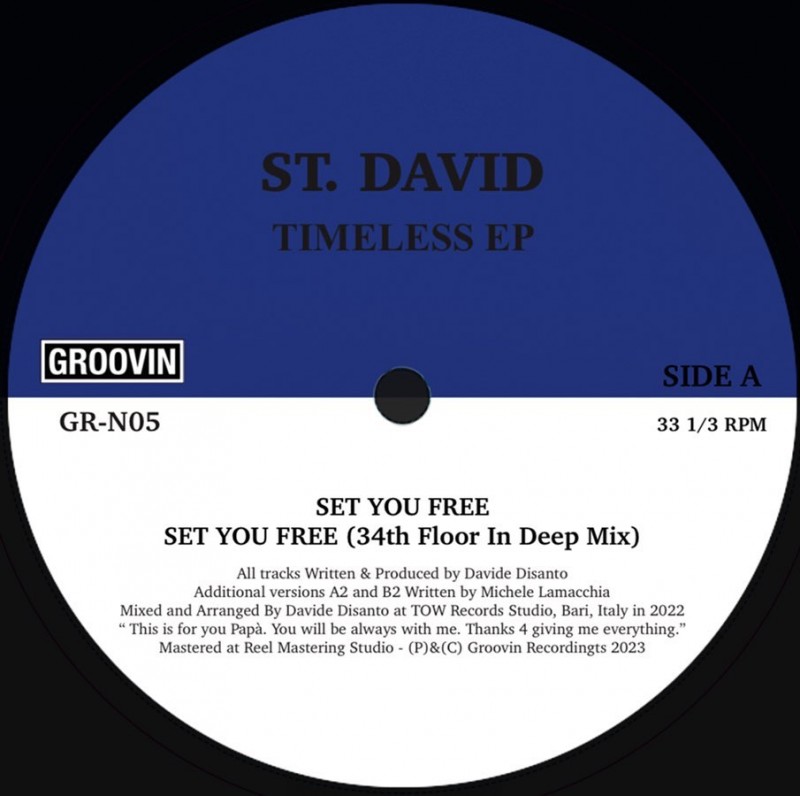 St. David - Timeless EP [Groovin Recordings]