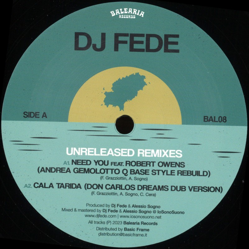 Dj Fede - Unreleased Remixes [Balearia Records]