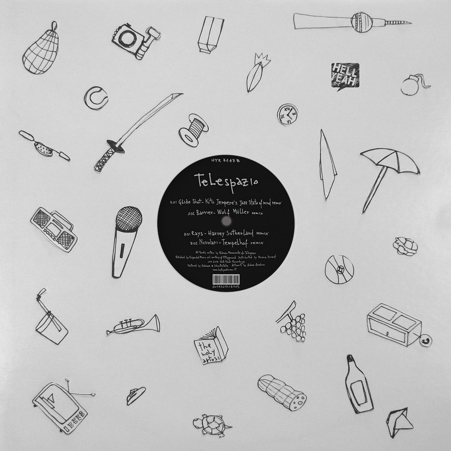 Hell-Yeah-Recordings-Telespazio-Remixed-Fabrizio-Mammarella-Harvey-Sutherland-Tempelhof-Kito-Jempere-Wolf-Muller