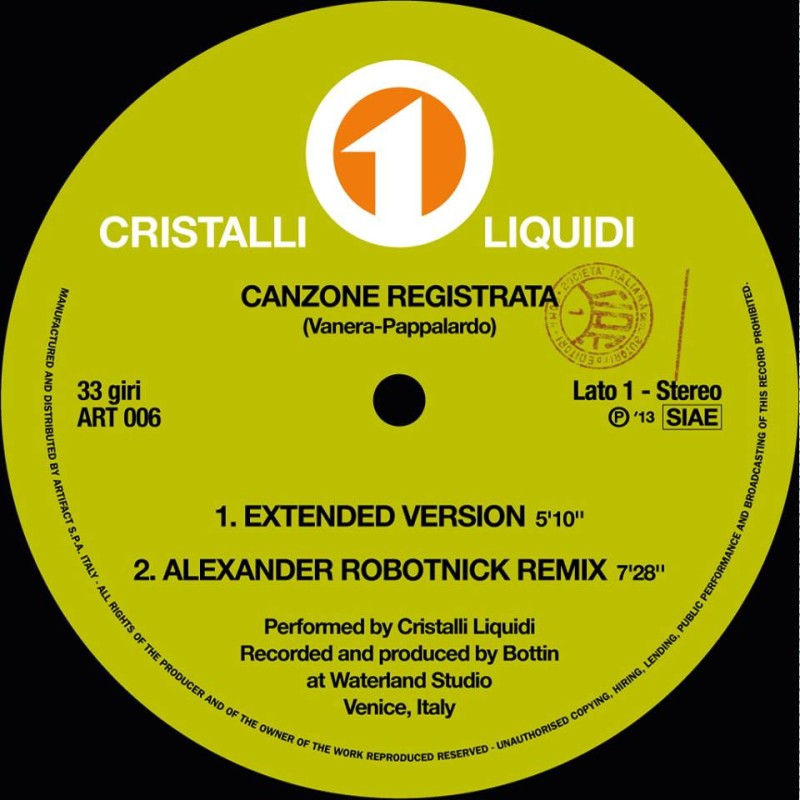 cristalli liquidi - canzone registrata (adriano pappalardo cover bottin) (robotnick remix)