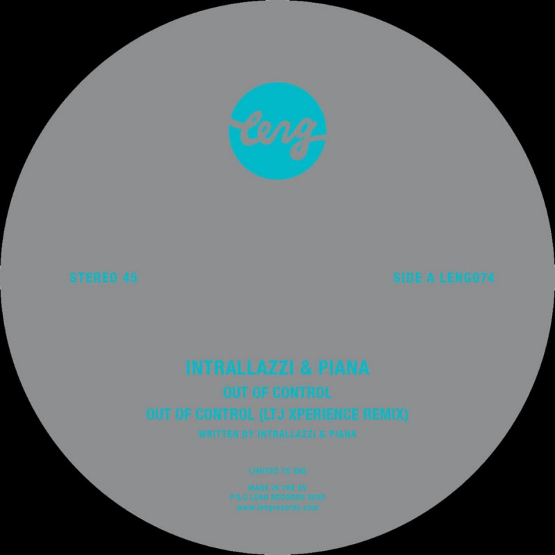 Intrallazzi & Piana - 99 Percent Stories EP [Leng Records]