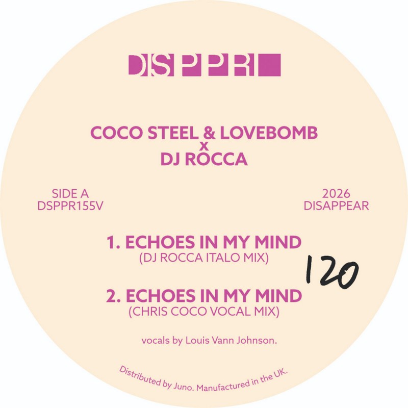 Coco Steel & Lovebomb x DJ Rocca - Echoes In My Mind / Mama Sol Mama Africa [DSPPR]